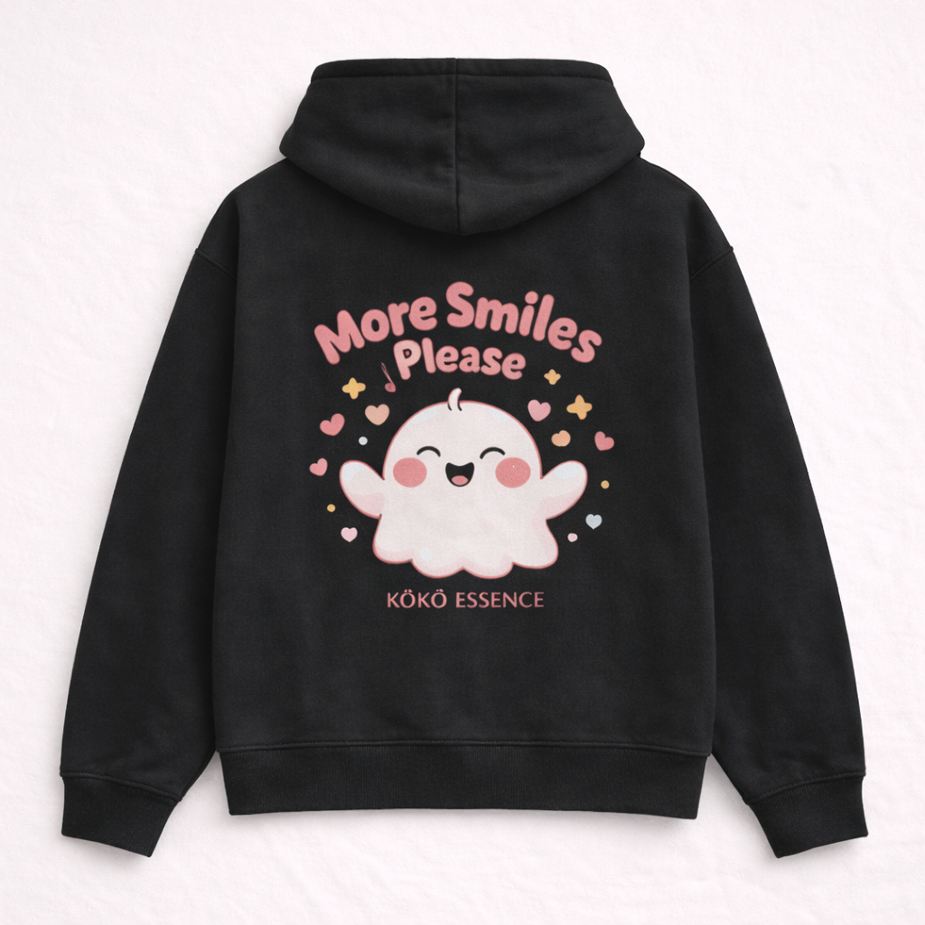 Oversized Comfort Hoodie – More Smiles Edition