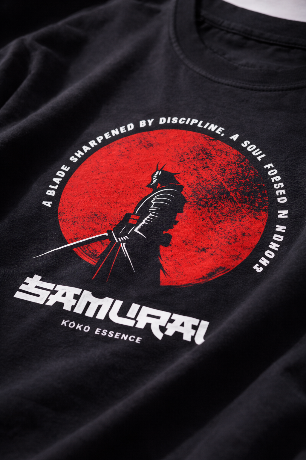 Samurai Oversized T-Shirt – Black