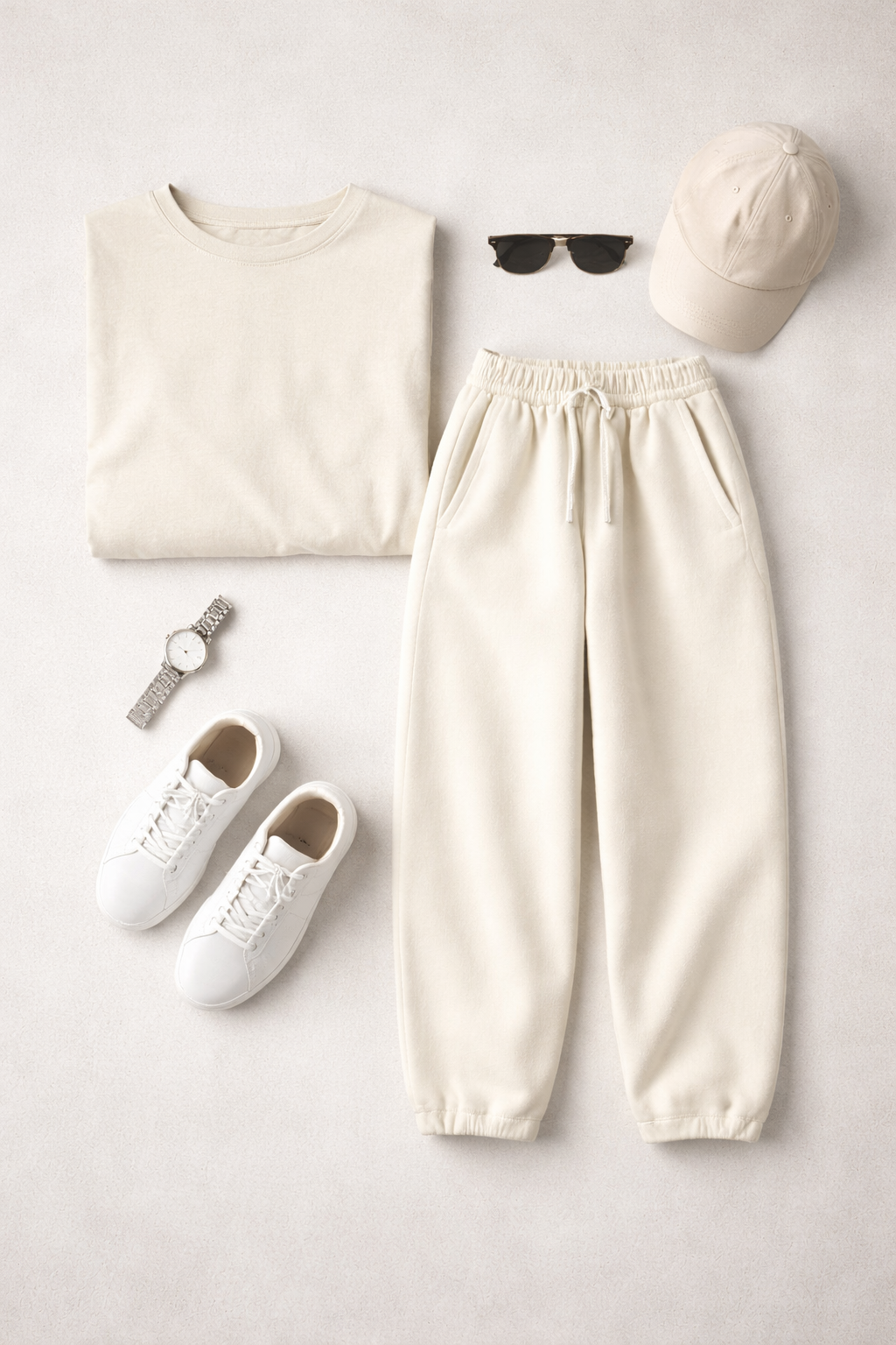 Everyday Comfort Sweatpants- Off-White