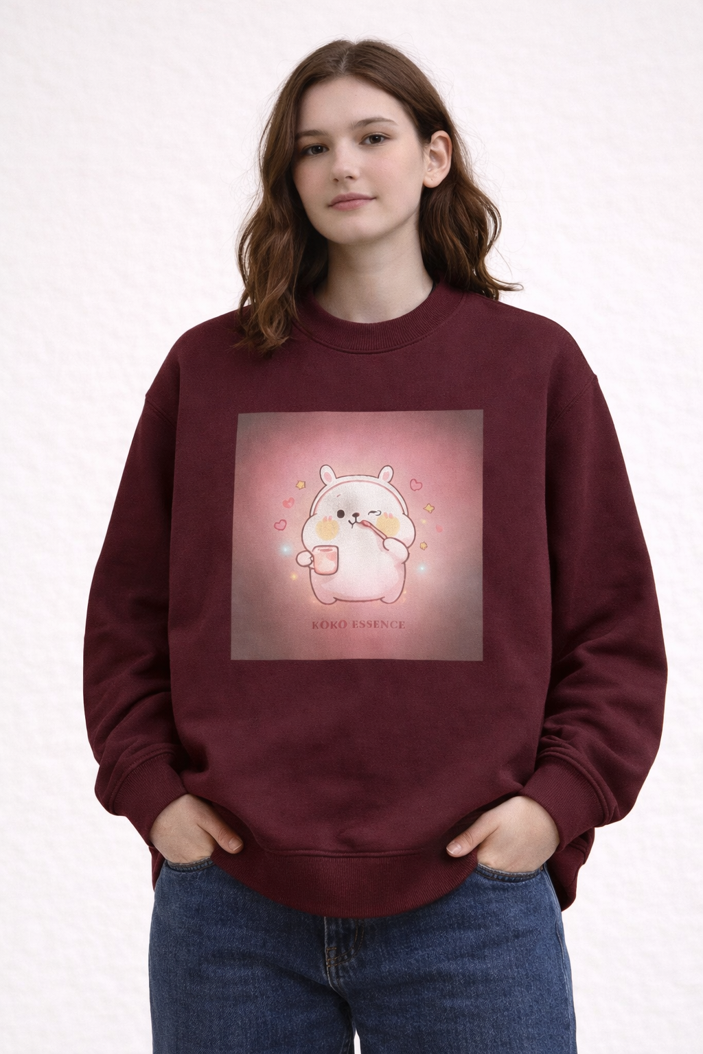Oversized Comfort Sweatshirt – Cozy Charm Edition