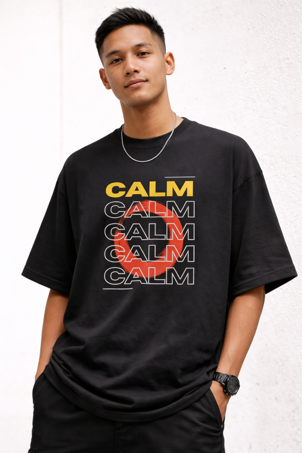 Enzo Calm Oversized Tee