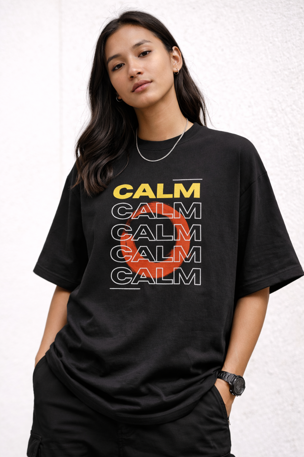 Enzo Calm Oversized Tee